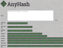 Tablet Screenshot of anyhash.com